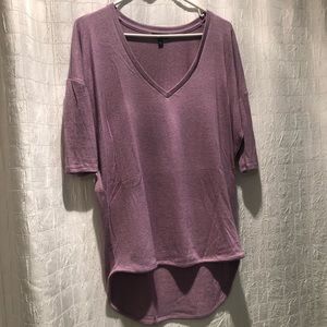 Lavender Express Long Length Shirt